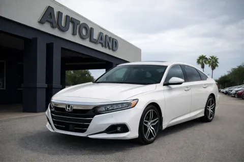 White 2022 Honda Accord Hybrid Touring for sale in Jacksonville, FL