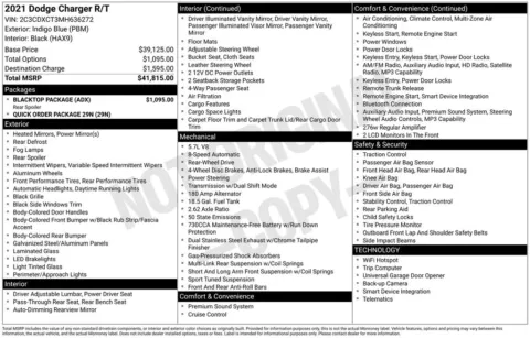 Another view of 2021 Dodge Charger R/T for sale in Jacksonville, FL at AUTOLAND