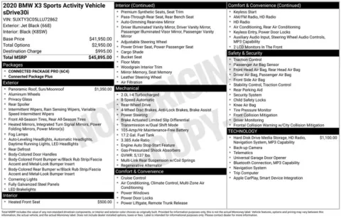 More photos of 2020 BMW X3 sDrive30i at AUTOLAND, FL