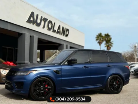 Blue 2018 Land Rover Range Rover Sport HSE Dynamic for sale in Jacksonville, FL