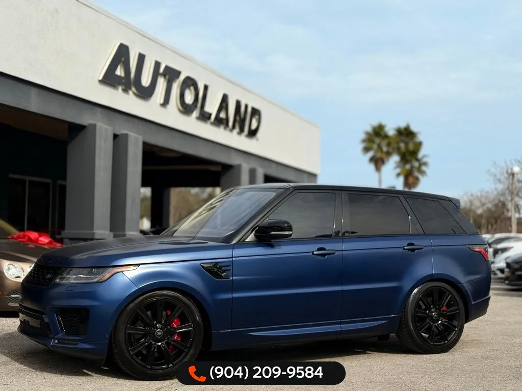 Blue 2018 Land Rover Range Rover Sport HSE Dynamic for sale in Jacksonville, FL