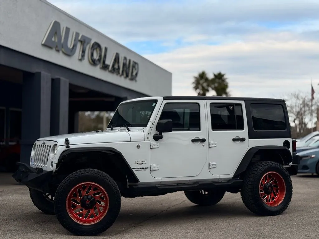 White 2017 Jeep Wrangler Unlimited Sahara for sale in Jacksonville, FL