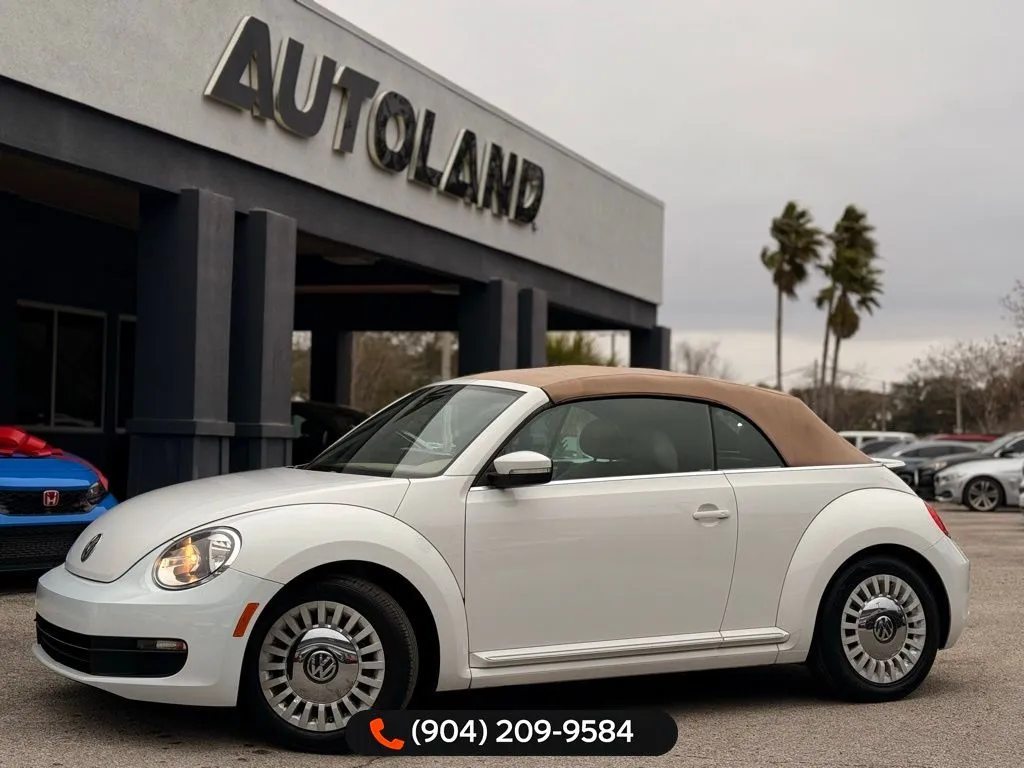 White 2014 Volkswagen Beetle 1.8T for sale in Jacksonville, FL