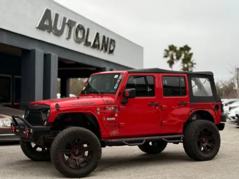 Red 2018 Jeep Wrangler JK Unlimited Sport for sale in Jacksonville, FL