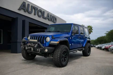 Blue 2019 Jeep Wrangler Unlimited Sport S for sale in Jacksonville, FL