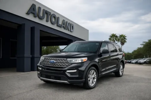 Black 2021 Ford Explorer Limited for sale in Jacksonville, FL