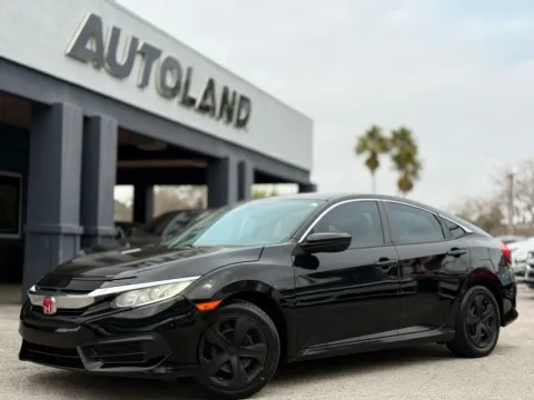 Black 2017 Honda Civic LX for sale in Jacksonville, FL