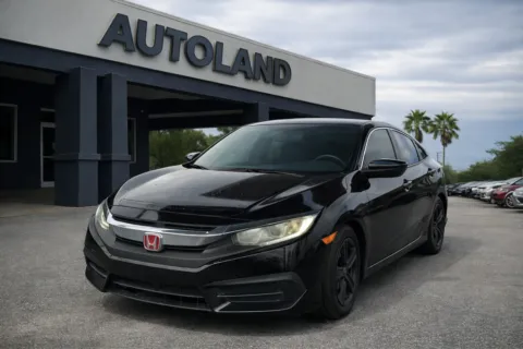 Black 2017 Honda Civic LX for sale in Jacksonville, FL