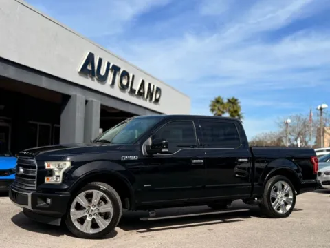 Black 2017 Ford F-150 Limited for sale in Jacksonville, FL