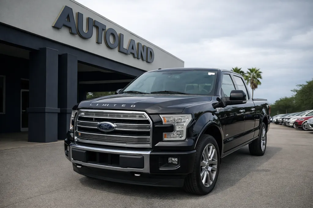 Black 2017 Ford F-150 Limited for sale in Jacksonville, FL