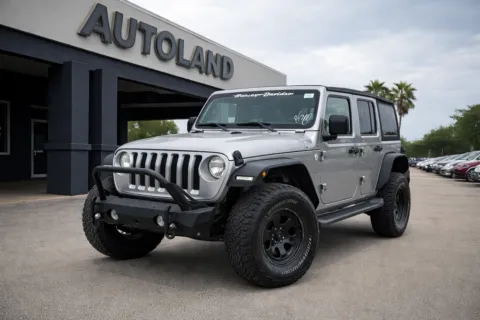 Silver 2018 Jeep Wrangler Unlimited Sport S for sale in Jacksonville, FL