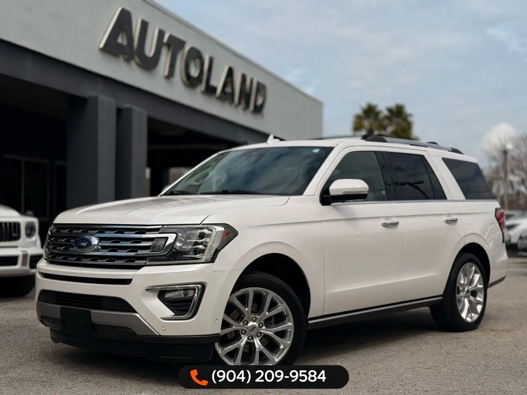 White 2018 Ford Expedition Limited for sale in Jacksonville, FL