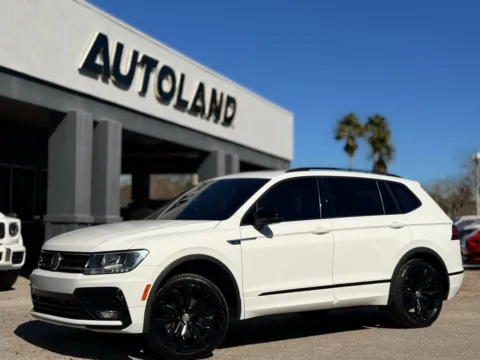 White 2021 Volkswagen Tiguan 2.0T SE R-Line Black for sale in Jacksonville, FL