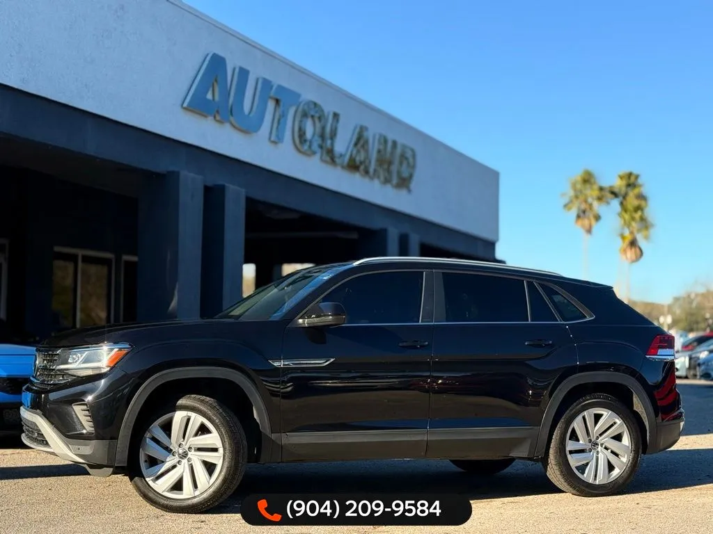 Black 2021 Volkswagen Atlas Cross Sport 2.0T SE w/Technology for sale in Jacksonville, FL