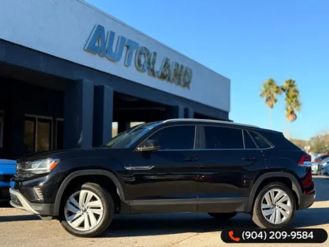 Black 2021 Volkswagen Atlas Cross Sport 2.0T SE w/Technology for sale in Jacksonville, FL
