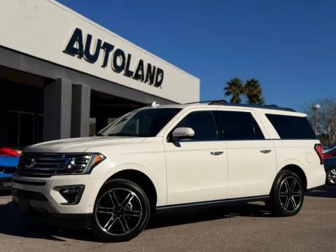 White 2020 Ford Expedition Max Limited for sale in Jacksonville, FL