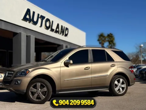 Beige 2009 Mercedes-Benz M-Class ML 350 for sale in Jacksonville, FL