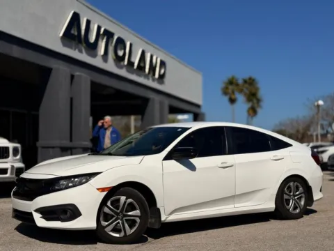 White 2018 Honda Civic LX for sale in Jacksonville, FL