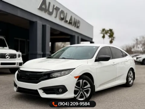 White 2018 Honda Civic LX for sale in Jacksonville, FL