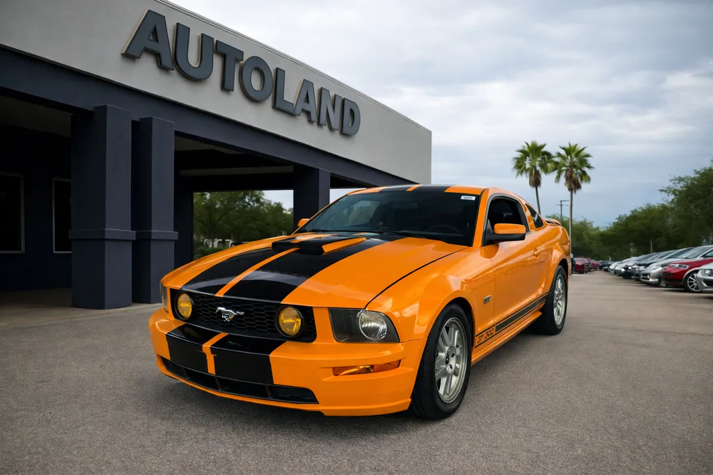 Orange 2007 Ford Mustang GT Premium for sale in Jacksonville, FL