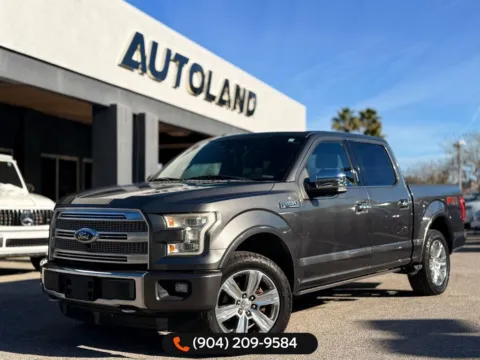 Gray 2015 Ford F-150 Platinum for sale in Jacksonville, FL