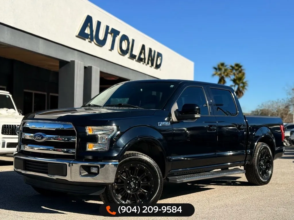 Black 2016 Ford F-150 Lariat for sale in Jacksonville, FL