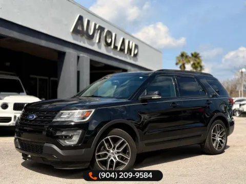 Black 2017 Ford Explorer Sport for sale in Jacksonville, FL