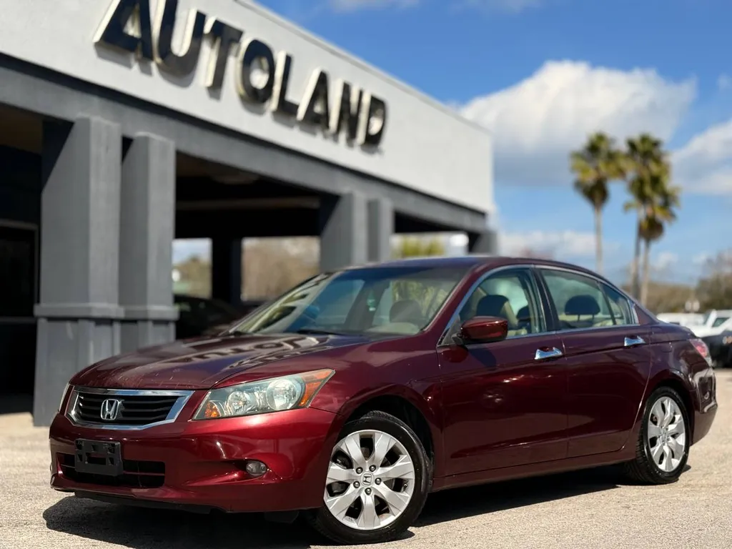Red 2009 Honda Accord EX-L for sale in Jacksonville, FL