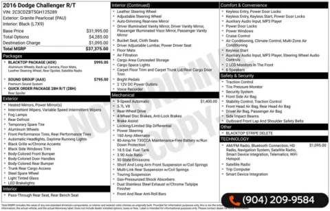 More photos of 2016 Dodge Challenger R/T at AUTOLAND, FL