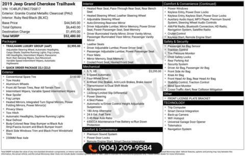 More photos of 2019 Jeep Grand Cherokee Trailhawk at AUTOLAND, FL