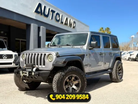 Silver 2018 Jeep Wrangler Unlimited Sport S for sale in Jacksonville, FL