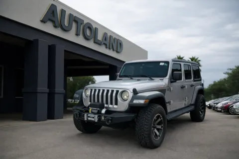 Silver 2018 Jeep Wrangler Unlimited Sport S for sale in Jacksonville, FL