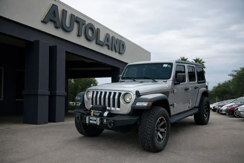 Silver 2018 Jeep Wrangler Unlimited Sport S for sale in Jacksonville, FL
