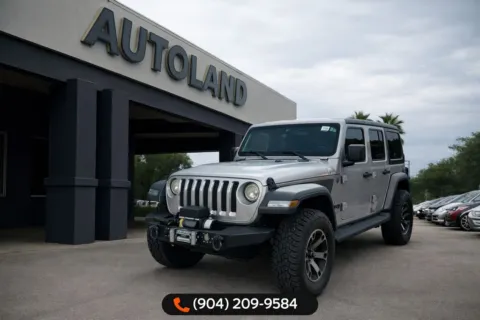 Silver 2018 Jeep Wrangler Unlimited Sport S for sale in Jacksonville, FL