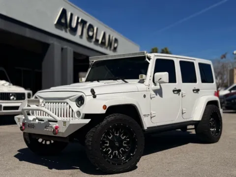 White 2015 Jeep Wrangler Unlimited Sahara Altitude for sale in Jacksonville, FL