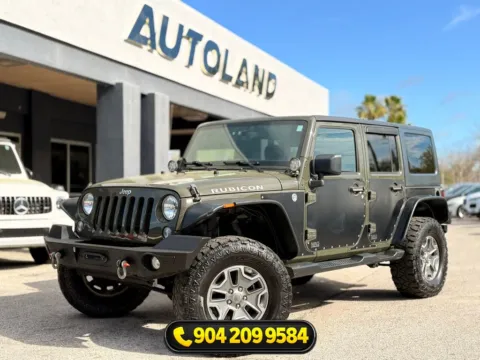 Green 2015 Jeep Wrangler Unlimited Rubicon for sale in Jacksonville, FL
