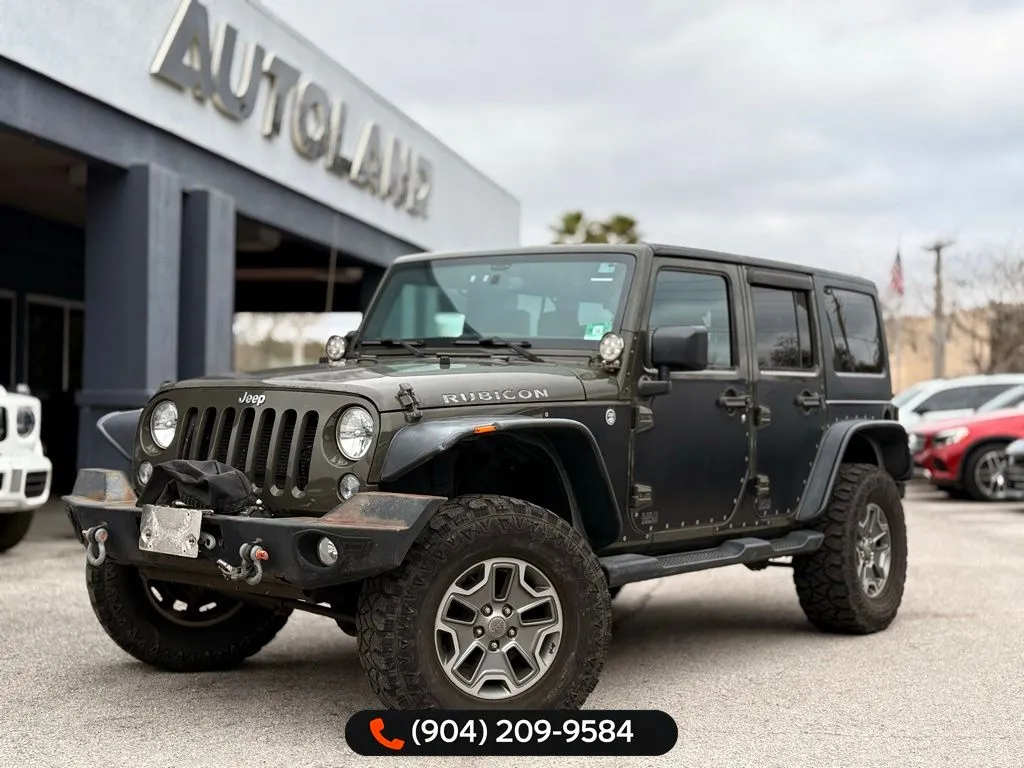 Green 2015 Jeep Wrangler Unlimited Rubicon for sale in Jacksonville, FL