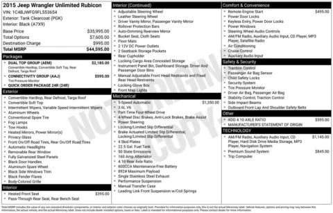 More photos of 2015 Jeep Wrangler Unlimited Rubicon at AUTOLAND, FL