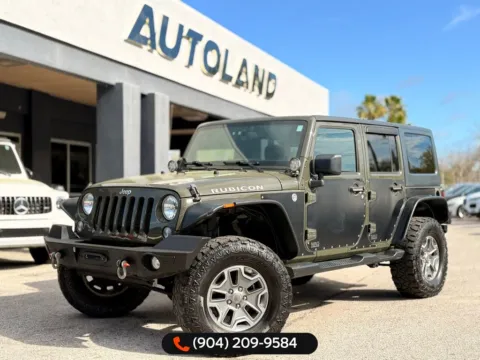 Green 2015 Jeep Wrangler Unlimited Rubicon for sale in Jacksonville, FL