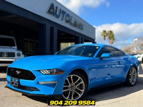 Blue 2022 Ford Mustang GT Premium for sale in Jacksonville, FL