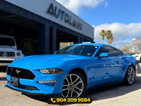 Blue 2022 Ford Mustang GT Premium for sale in Jacksonville, FL