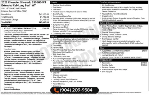 More photos of 2022 Chevrolet Silverado 2500HD Work Truck at AUTOLAND, FL