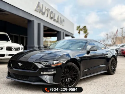 Black 2018 Ford Mustang GT Premium for sale in Jacksonville, FL