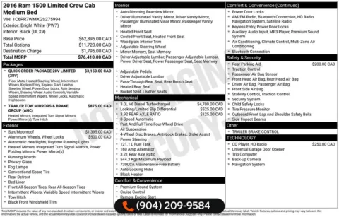 More photos of 2016 Ram 1500 Limited at AUTOLAND, FL