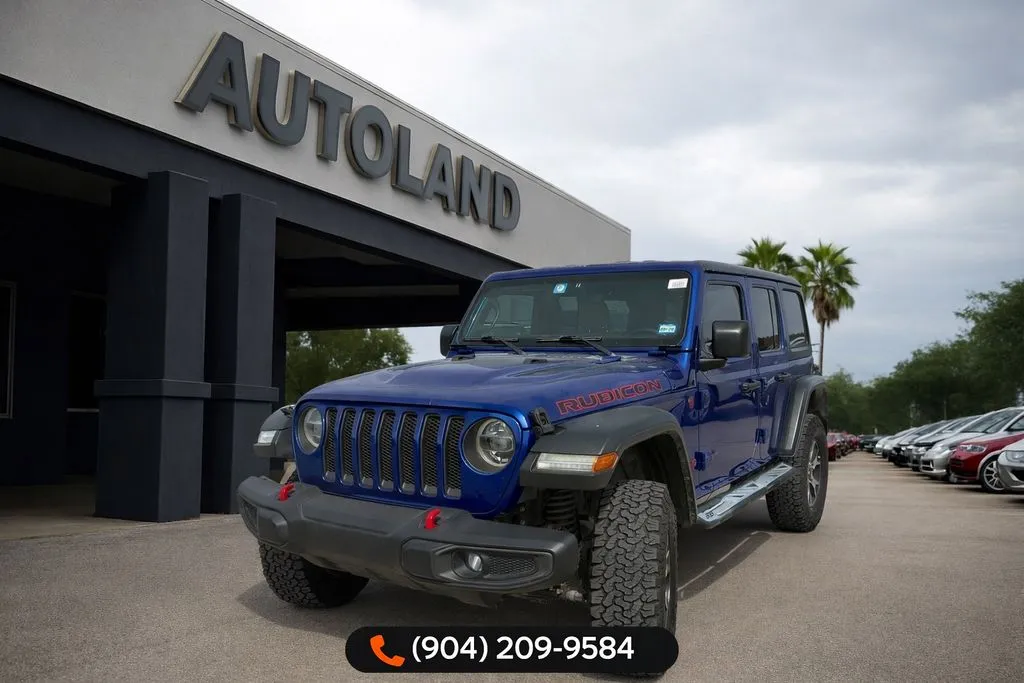 Blue 2019 Jeep Wrangler Unlimited Rubicon for sale in Jacksonville, FL