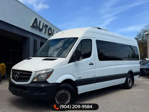 White 2016 Mercedes-Benz Sprinter 2500 Passenger 170 WB for sale in Jacksonville, FL