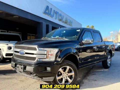 Black 2018 Ford F-150 Platinum for sale in Jacksonville, FL