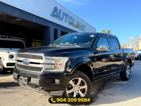 Black 2018 Ford F-150 Platinum for sale in Jacksonville, FL