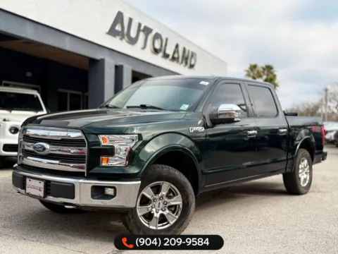 Green 2016 Ford F-150 Lariat for sale in Jacksonville, FL