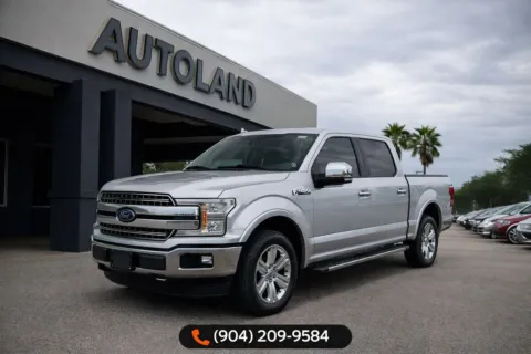 Silver 2018 Ford F-150 Lariat for sale in Jacksonville, FL